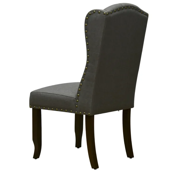 * Aahmad Charcoal Grey Dining Chair, Kd Online Discount Fashion