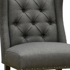 * Aahmad Charcoal Grey Dining Chair, Kd Online Discount Fashion