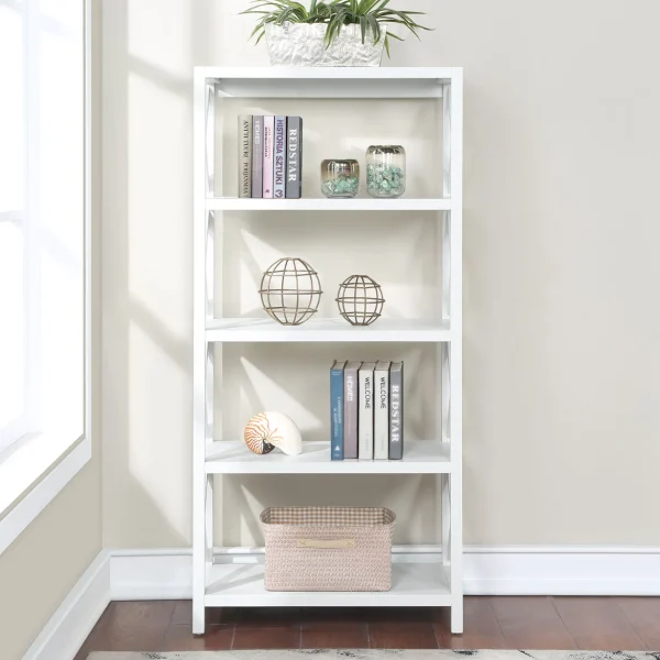 * Adelaide White Bookshelf Gift Selection Best