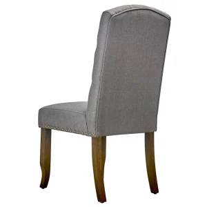 * Amina Charcoal Grey Dining Chair Ii Good Quality Best