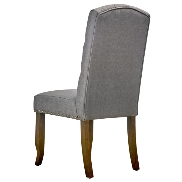 * Amina Charcoal Grey Dining Chair Ii Good Quality Best