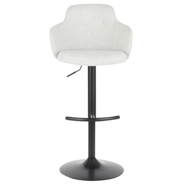 * Bryce Adjustable Barstool, Light Grey Opening Sales Outlet