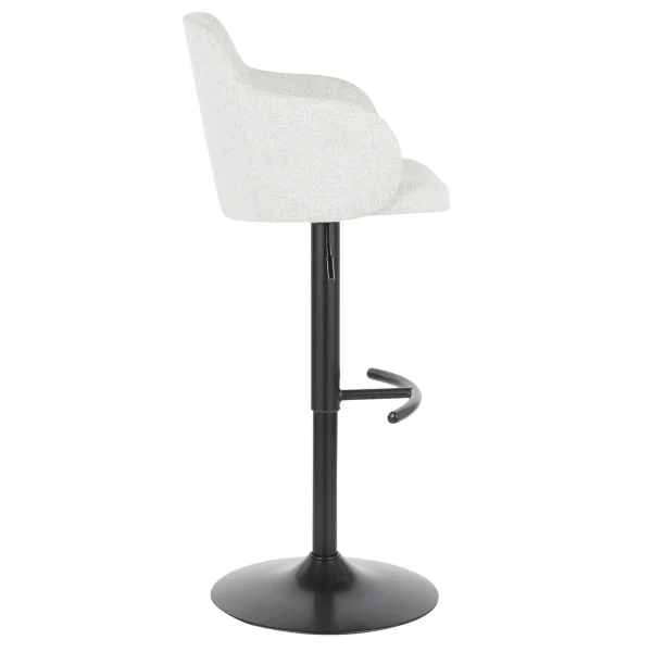* Bryce Adjustable Barstool, Light Grey Opening Sales Outlet