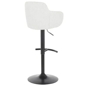 * Bryce Adjustable Barstool, Light Grey Opening Sales Outlet