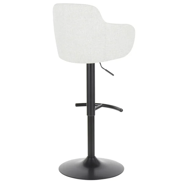 * Bryce Adjustable Barstool, Light Grey Opening Sales Outlet