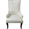 * Chatham Fiona White Accent Chair Premium Fashion