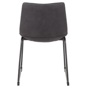 * Drake Modern Industrial Dining Chair, Grey Discount Online Best