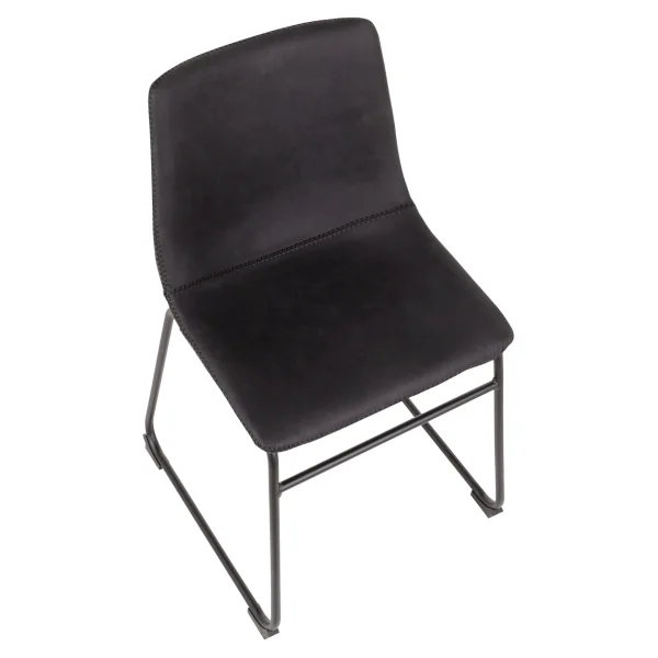 * Drake Modern Industrial Dining Chair, Grey Discount Online Best