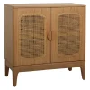 * Found & Fable Lena Rattan Cabinet Opening Sales Store
