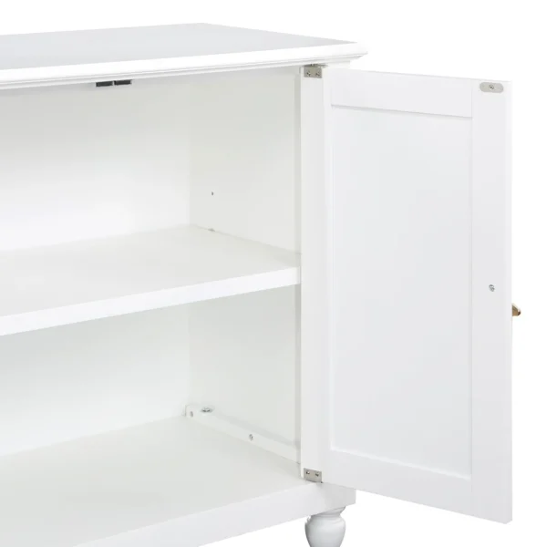 * Grace Mitchell Asbury White 2-Door Cabinet Premium Store
