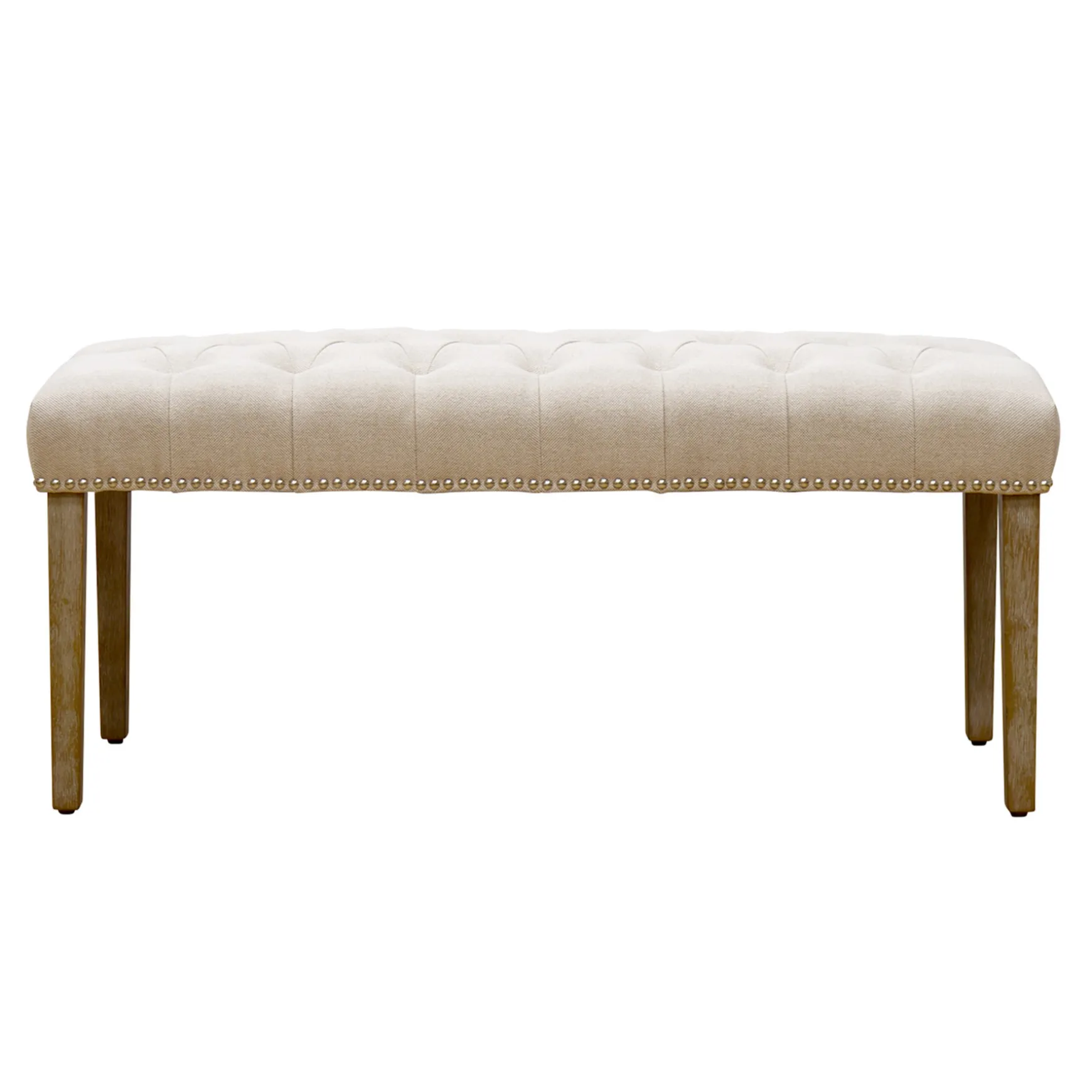 grace_mitchell_bailey_tufted_bench_with_ring_accents_kd_discount_1.webp * Grace Mitchell Bailey Tufted Bench With Ring Accents, Kd Discount Hot