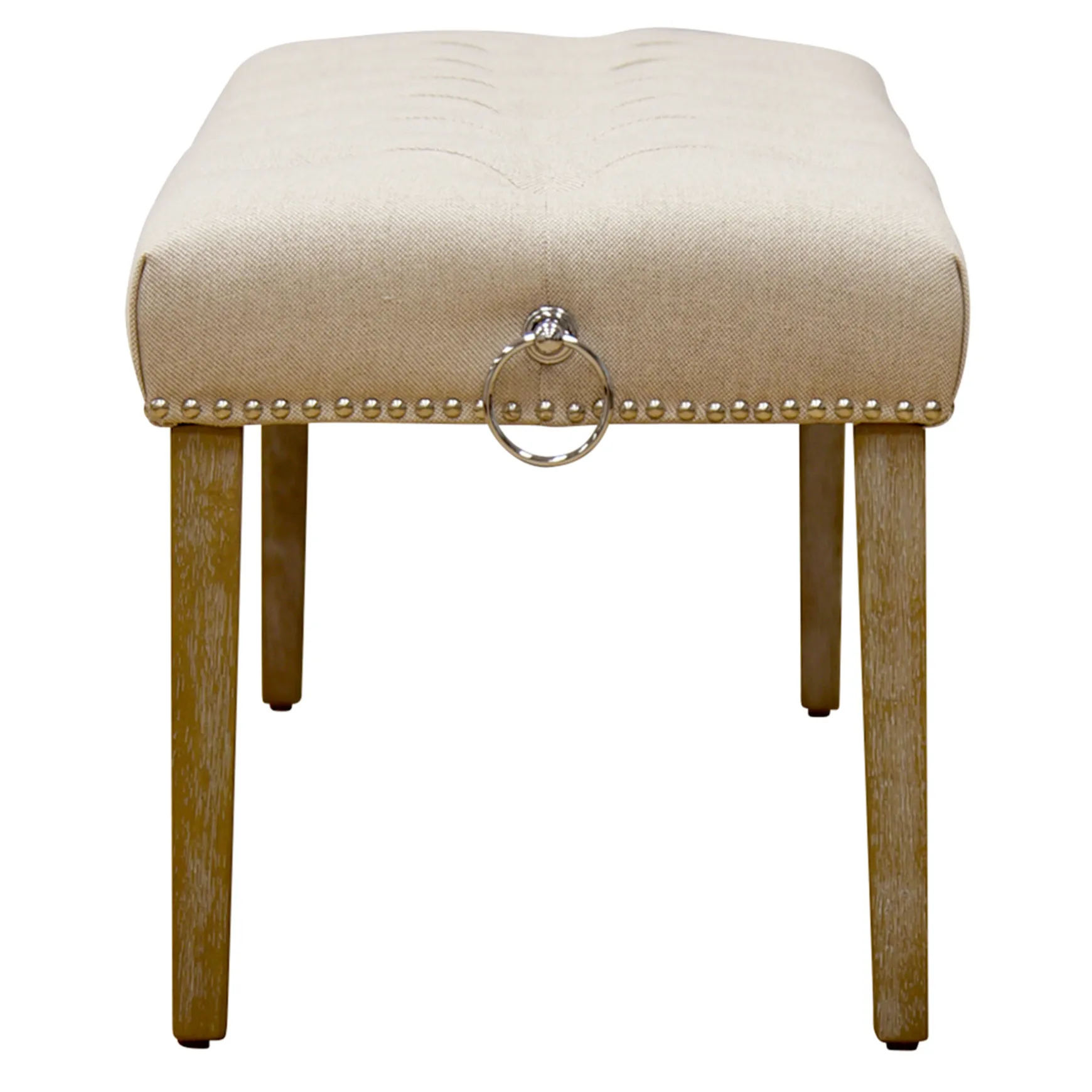 grace_mitchell_bailey_tufted_bench_with_ring_accents_kd_discount_2.webp * Grace Mitchell Bailey Tufted Bench With Ring Accents, Kd Discount Hot