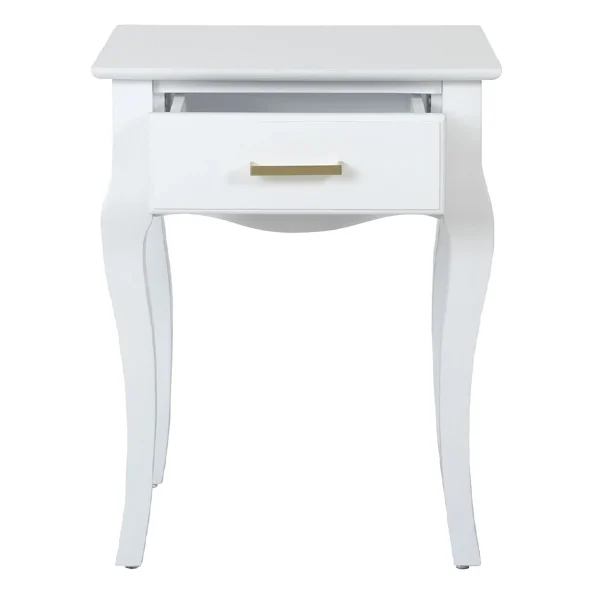 * Grace Mitchell Scarlett White End Table Good Quality Shop