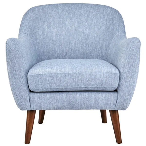 * Honeybloom Braxton Blue Arm Chair Good Quality New