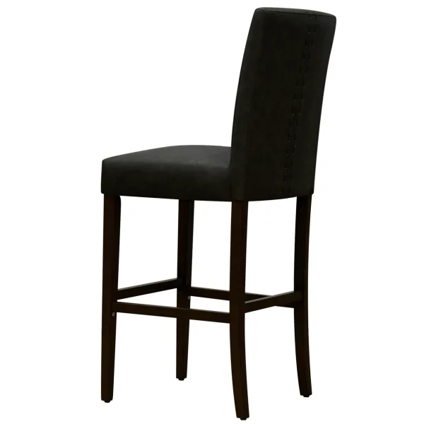 * Honeybloom Brown Baseball Stitch Barstool Low Price Cheap
