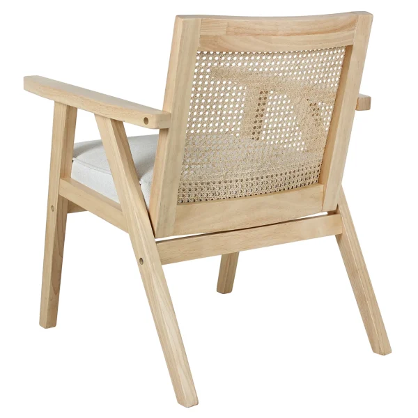 * Honeybloom Kanon White Oak Accent Chair Opening Sales Online