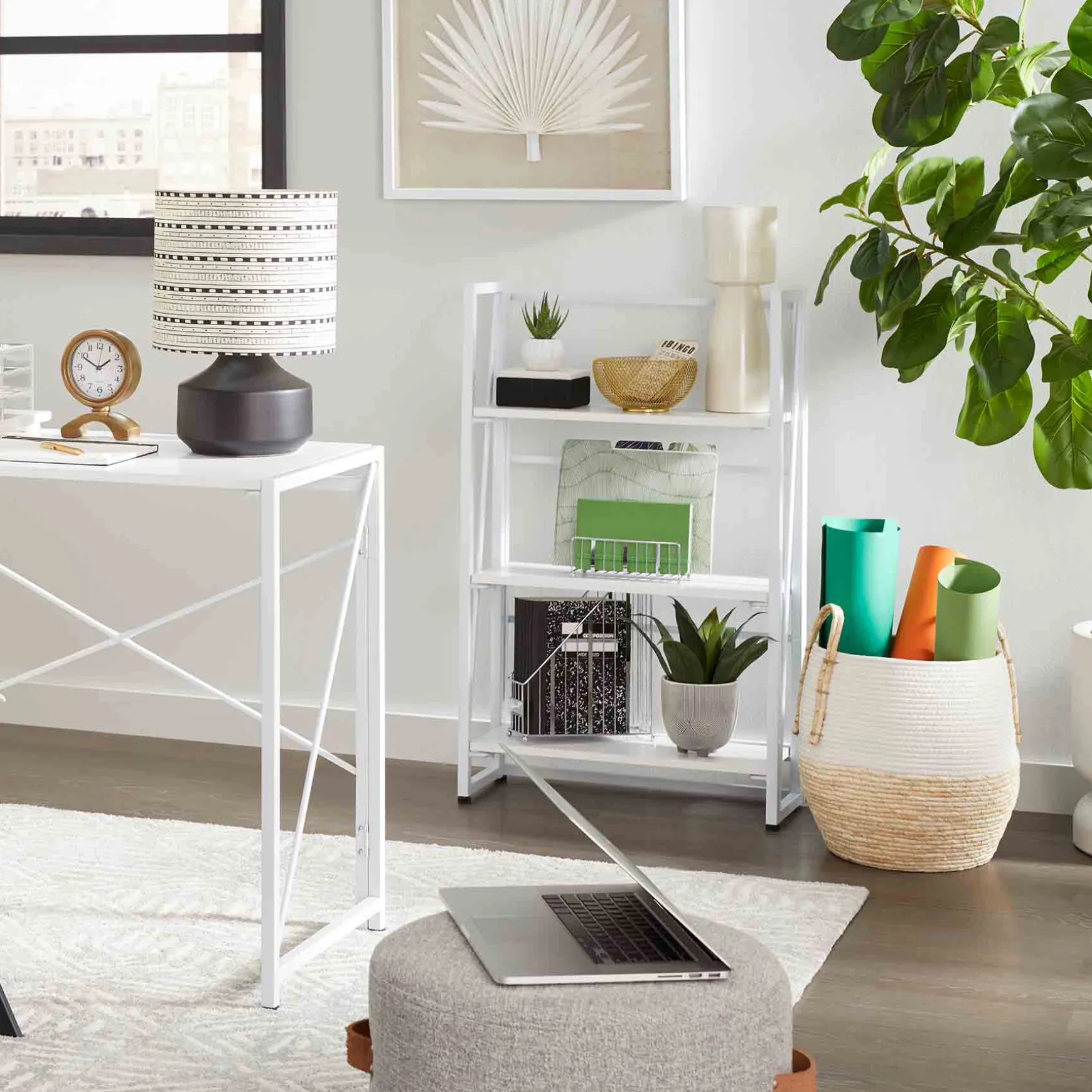 honeybloom_rica_textured_pouf_with_faux_leather_handles_grey_less_expensive_3.webp * Honeybloom Rica Textured Pouf With Faux Leather Handles, Grey Less Expensive Hot