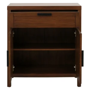 * Honeybloom Samuel 1-Drawer 2-Door Wooden Cabinet Opening Sales Online