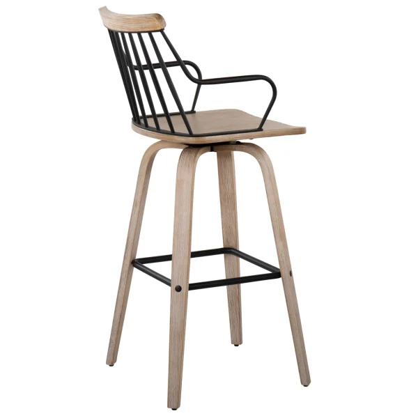 * Honeybloom Whitley Swivel Barstool Opening Sales Online