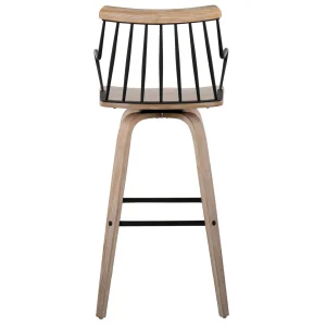 * Honeybloom Whitley Swivel Barstool Opening Sales Online