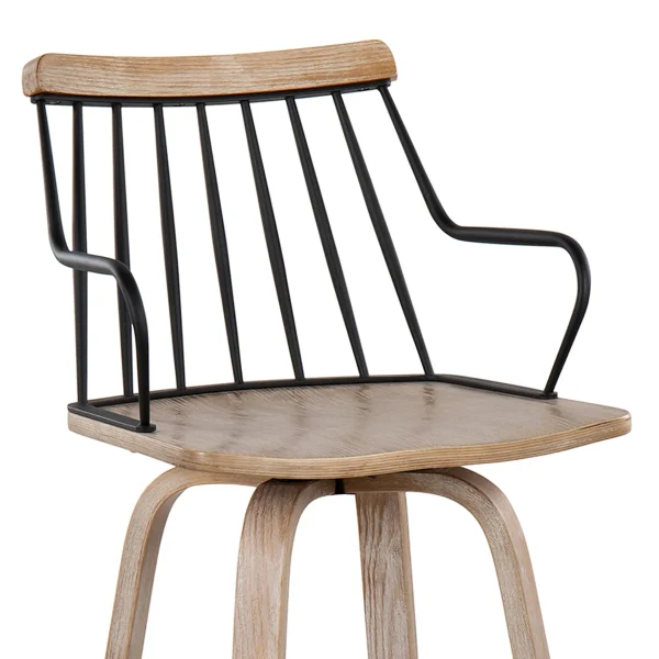 * Honeybloom Whitley Swivel Barstool Opening Sales Online