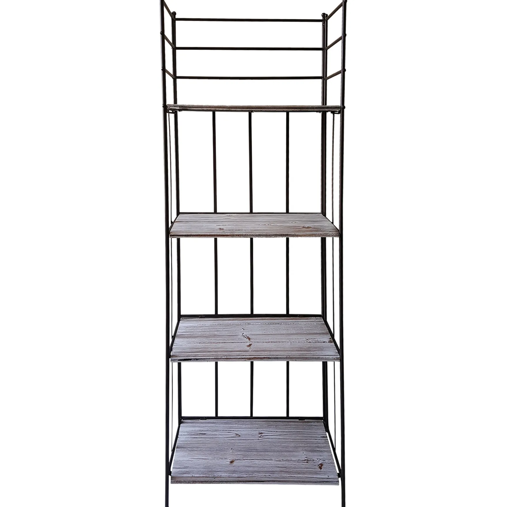 in_metal_baker_rack_with_folding_wood_top_shelves_featured_0.webp * 63In. Metal Baker Rack With Folding Wood Top Shelves Featured Hot