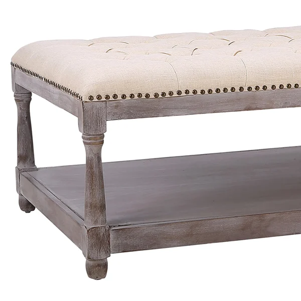 * Jardan Tufted Ottoman Natural Kd Opening Sales Online