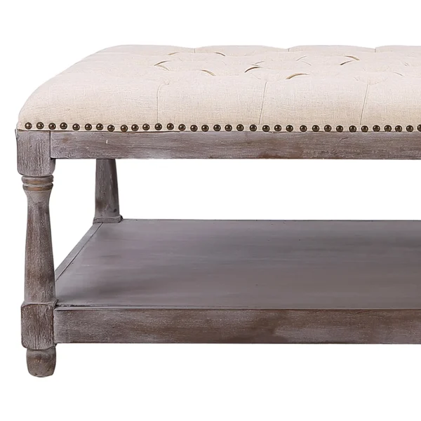 * Jardan Tufted Ottoman Natural Kd Opening Sales Online
