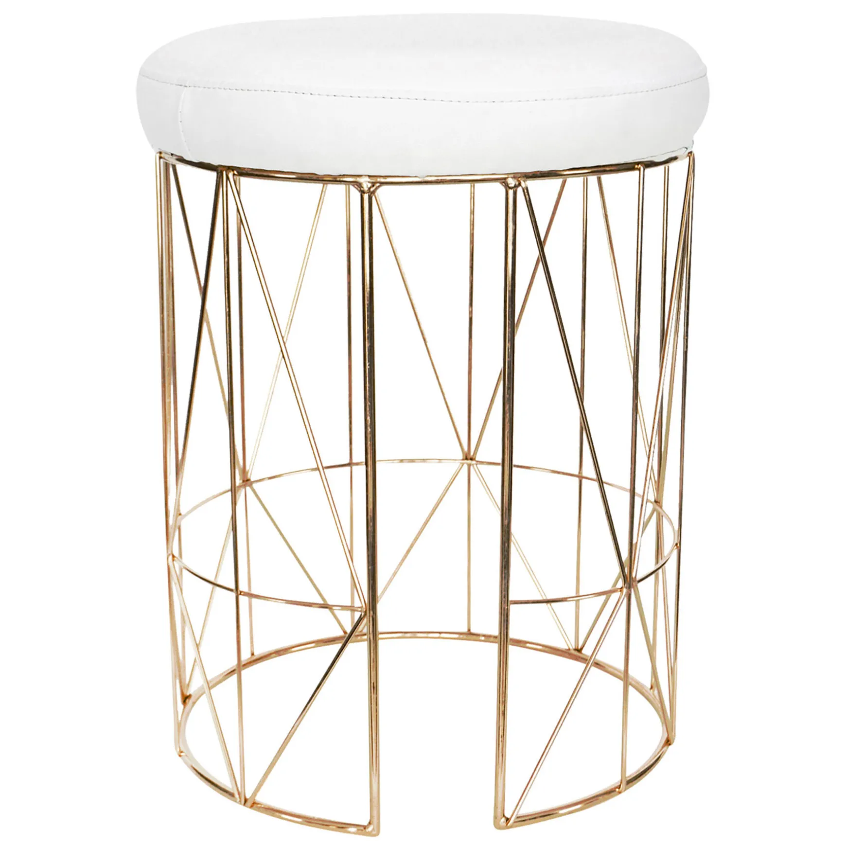 keira_glazed_gold_wire_vanity_stool__padded_white_faux_leather_seat_cheaper_0.webp * Keira Glazed Gold Wire Vanity Stool & Padded White Faux Leather Seat Cheaper Online