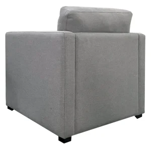 * Laila Ali Harlowe Modern Track Arm Chair Promotion Sale