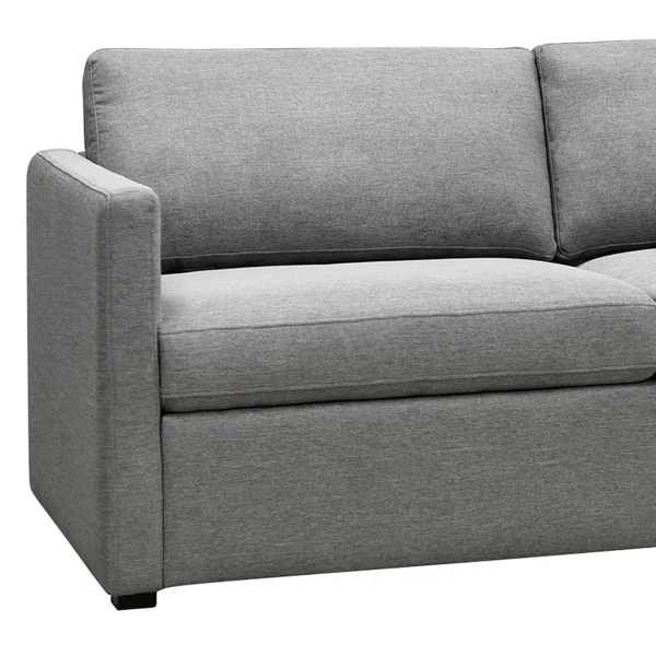 * Laila Ali Harlowe Track Arm Sofa Grey Fashion Store