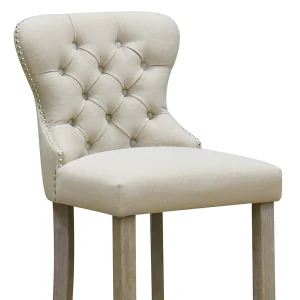* Linen Ring Back Barstool, Kd Online Discount Fashion