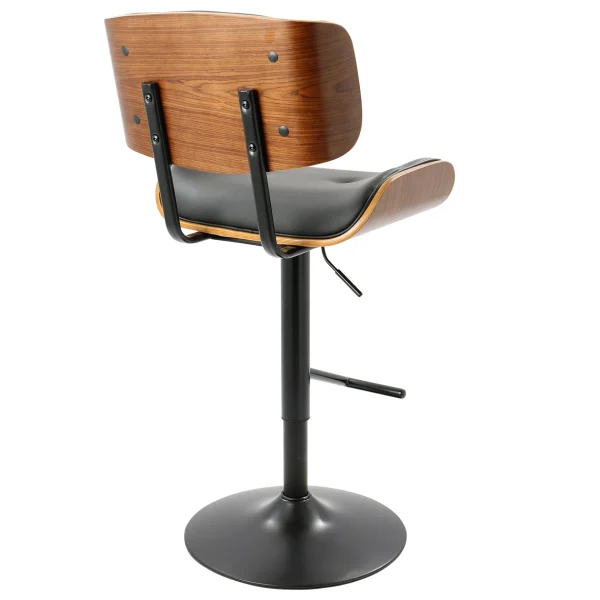 * Lombardi Adjustable Faux Leather Barstool Kd Opening Sales Sale