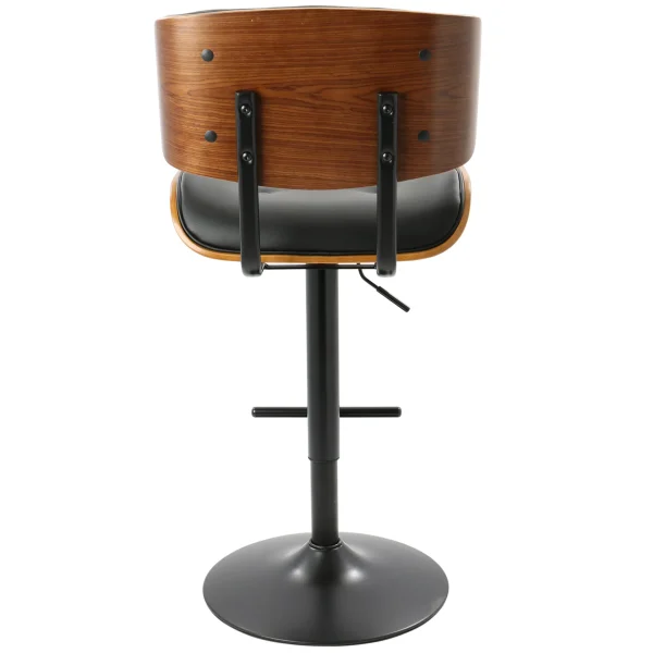 * Lombardi Adjustable Faux Leather Barstool Kd Opening Sales Sale