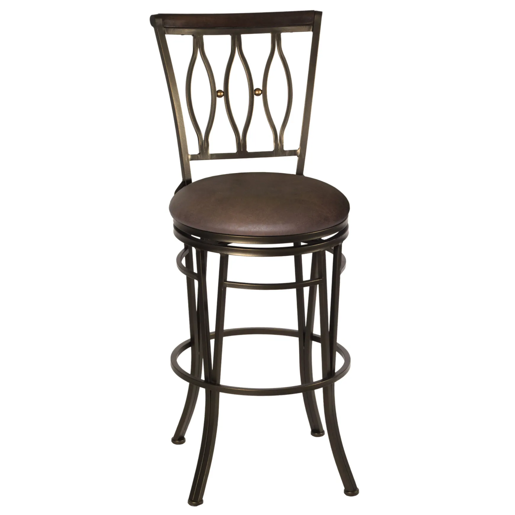 marsol_brown_metal_swivel_barstool_with_faux_leather_seat_clearance_0.webp * Marsol Brown Metal Swivel Barstool With Faux Leather Seat Clearance Cheap