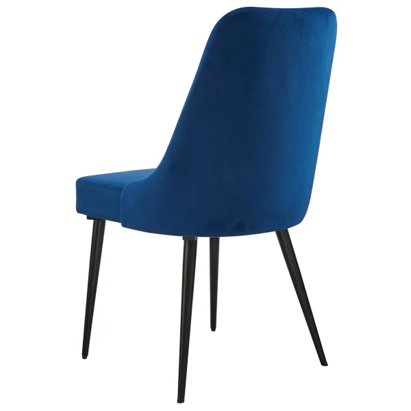 * Mereen Indigo Velvet Dining Chair, Kd Online Discount Cheap