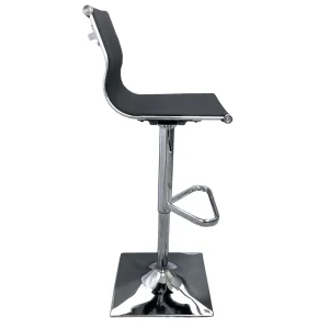 * Micah Adjustable Barstool, Black Low Price Cheap