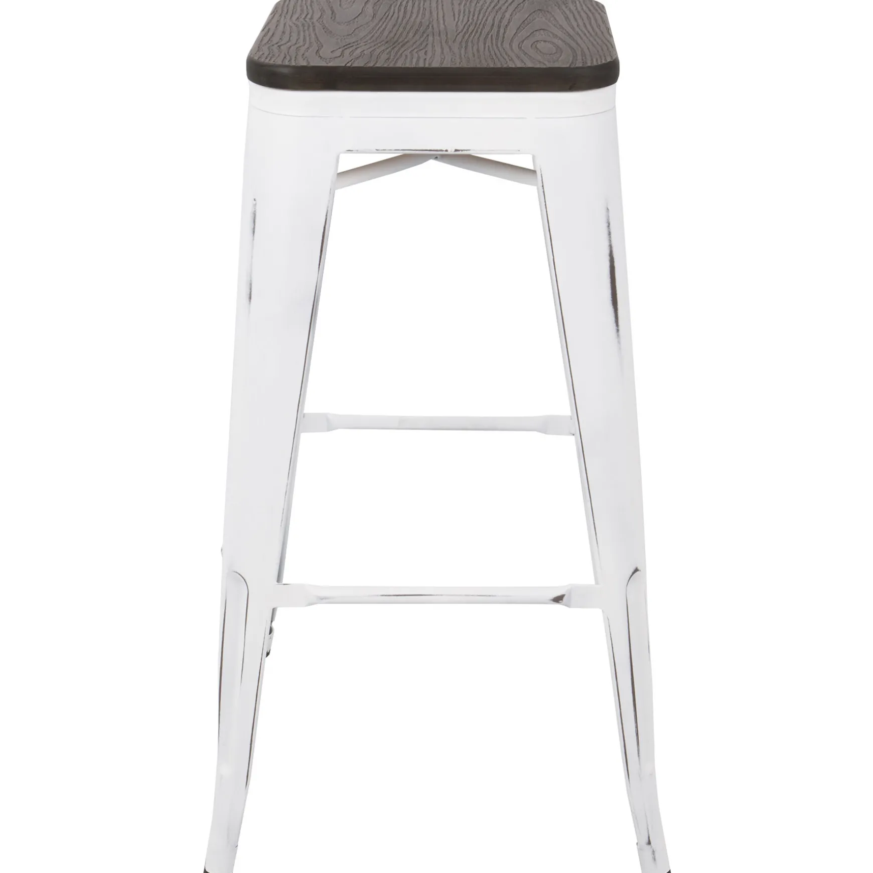 oregon_vintage_white_industrial_backless_barstool__opening_sales_1.webp * Oregon Vintage White Industrial Backless Barstool, 30 Opening Sales Cheap
