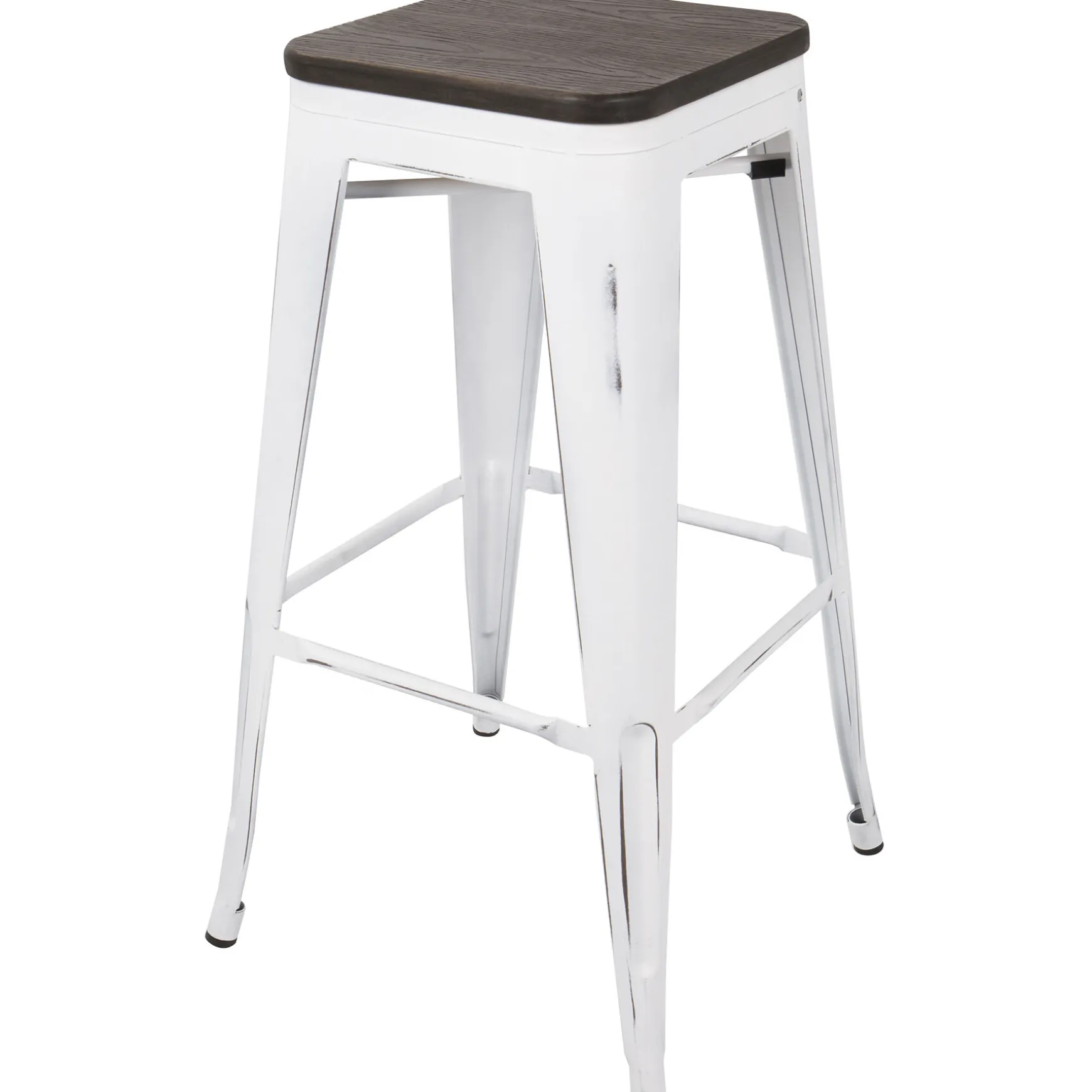 oregon_vintage_white_industrial_backless_barstool__opening_sales_2.webp * Oregon Vintage White Industrial Backless Barstool, 30 Opening Sales Cheap