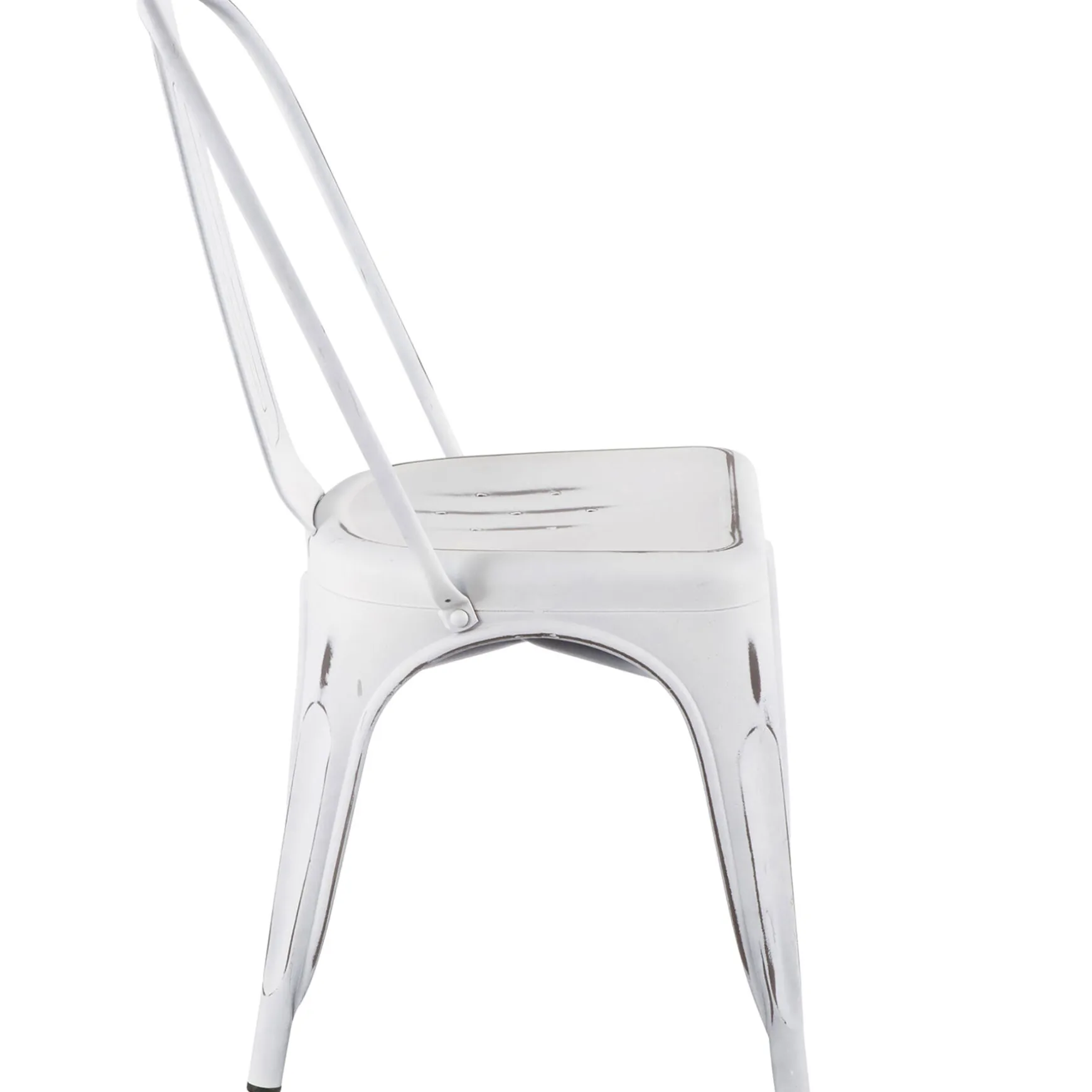 oregon_vintage_white_metal_dining_chair_opening_sales_1.webp * Oregon Vintage White Metal Dining Chair Opening Sales Best Sale
