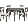 * 5-Piece Henderson Grey Dining Table Set Discount Online Discount