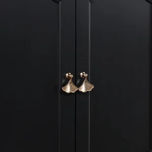 * Providence Asbury Black 2-Door Cabinet Cheaper Fashion