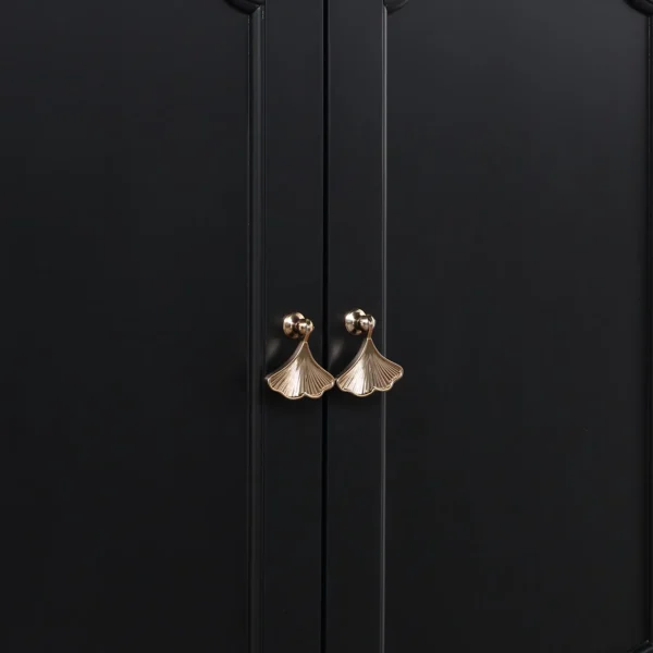 * Providence Asbury Black 2-Door Cabinet Cheaper Fashion