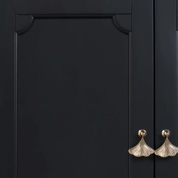 * Providence Asbury Black 2-Door Cabinet Cheaper Fashion