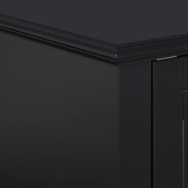 * Providence Asbury Black 2-Door Cabinet Cheaper Fashion