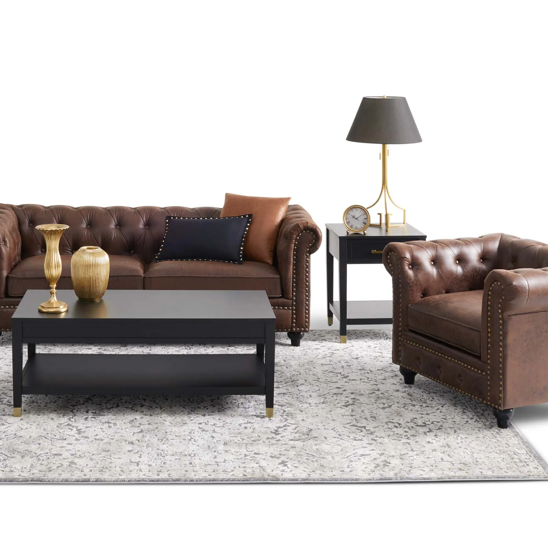providence_chesterfield_tufted_brown_faux_leather_rolled_arm_chair_online_discount_3.webp * Providence Chesterfield Tufted Brown Faux Leather Rolled Arm Chair Online Discount Outlet