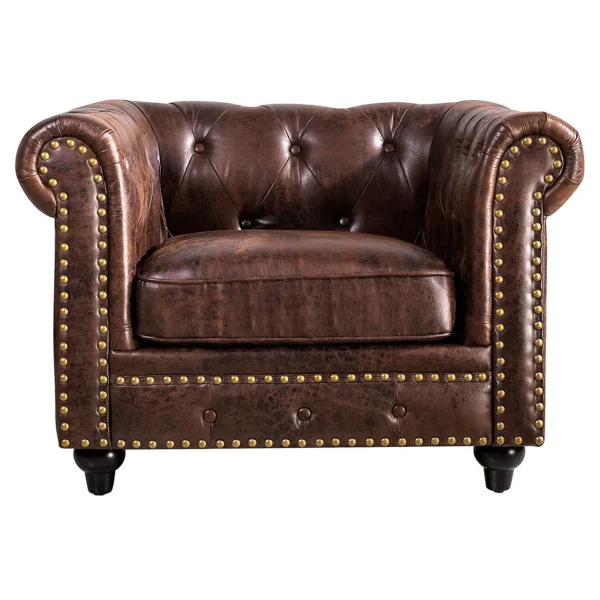 * Providence Chesterfield Tufted Chair, Kd Cheaper Online