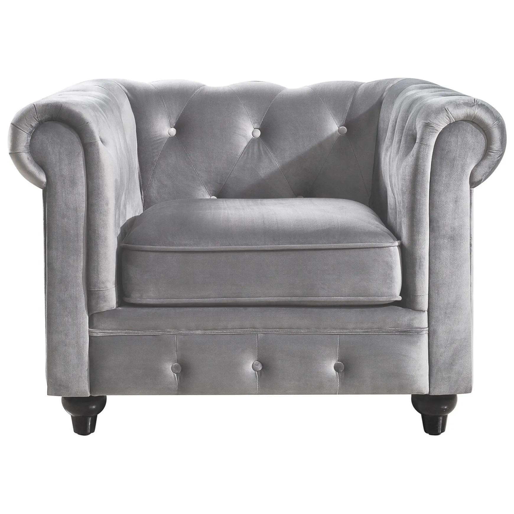 providence_chesterfield_tufted_grey_velvet_rolled_arm_chair_discount_online_1.webp * Providence Chesterfield Tufted Grey Velvet Rolled Arm Chair Discount Online Best