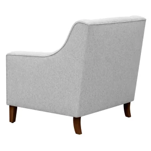 * Providence Wells Accent Chair, Light Grey Opening Sales Flash Sale