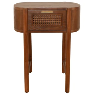 * Reston Round-Corner End Table Premium Outlet